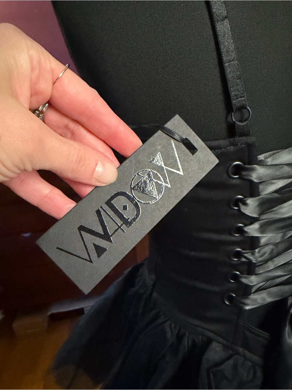 Widow Fleeting Optimism Corset Mini Dress